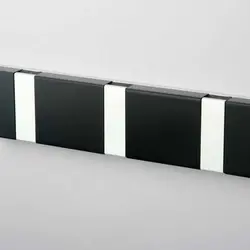 knax / loca lite 3 hooks black-grey  20cm. corian
