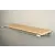 Knax knax wooden hat shelf oak soaped 60 cm. incl. brackets aluminium