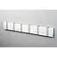 Knax knax / loca horizontal white- grey  6 hooks