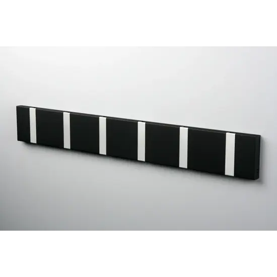 Knax knax / loca horizontal black- grey 6 hooks 60 cm.