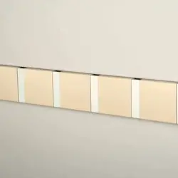knax / loca horizontal latte- grey 6 hooks 60 cm.