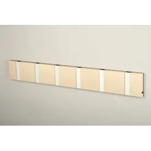 knax / loca horizontal latte- grey 6 hooks 60 cm.