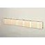 Knax knax / loca horizontal latte- grey 6 hooks 60 cm.