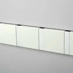 knax / loca horizontal nordic- grey 4 hooks 40 cm.