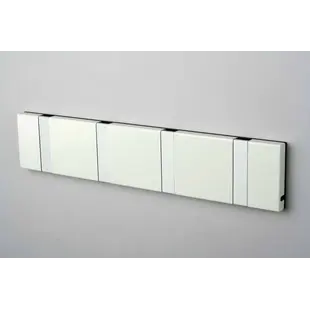 knax / loca horizontal nordic- grey 4 hooks 40 cm.