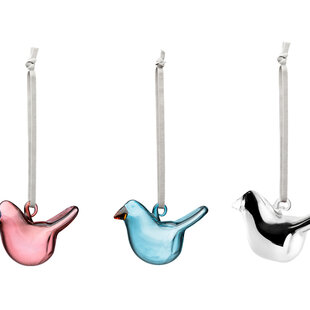 Iittala Oiva Toikka Collection Mini glazen vogels mix 2025 set van 3