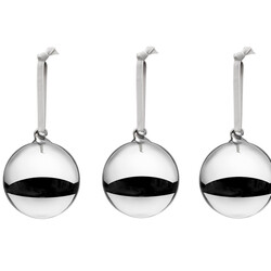 Iittala Decorations Glazen bol 80 mm spiegel set van 5