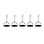 Iittala Iittala Decorations Glazen bol 80 mm spiegel set van 5