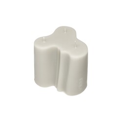 iittala aalto block candle 11 cm sand