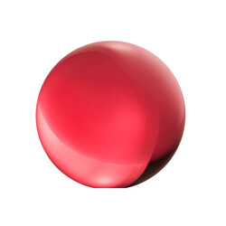 iittala solare glass sphere crimson red 5 cm.