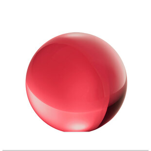 iittala solare glass sphere crimson red 8 cm.