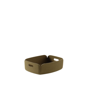 muuto restore tray brown green 31cm x40cm x 12cm