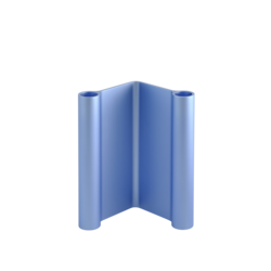 muuto pair candle holder light blue H 18 cm.