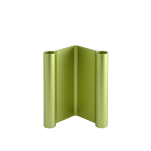 muuto pair candle holder green H 18 cm.