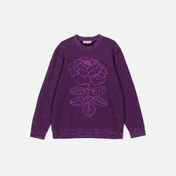 marimekko ruusut vihkruusu knitted wool pullover XL