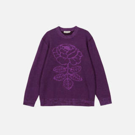 Marimekko marimekko ruusut vihkruusu knitted wool pullover XL