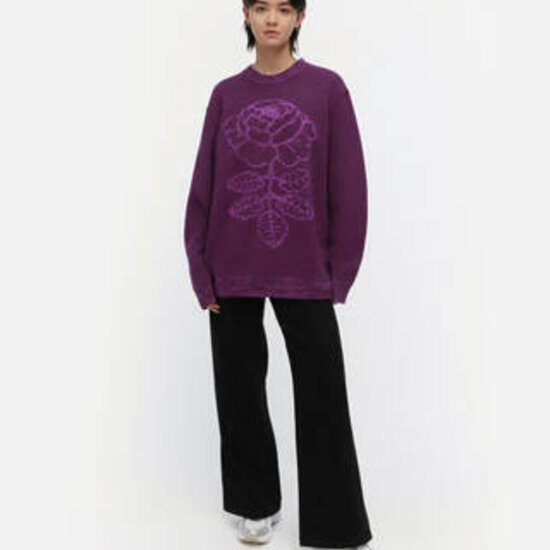 Marimekko marimekko ruusut vihkruusu knitted wool pullover XL