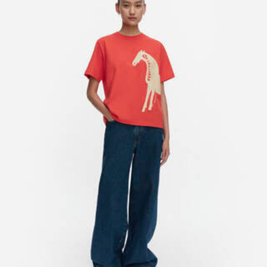 Marimekko marimekko else musta tamma t-shirt mt. M