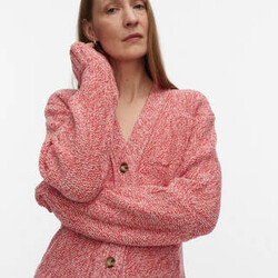 marimekko aamu unikko knit cardigan 100% wool  L