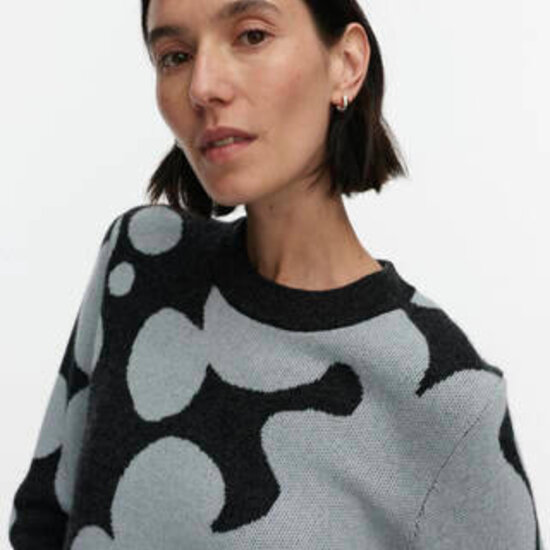Marimekko marimekko aukio keidas knitted pullover 50% wool 50 cashmere mt M
