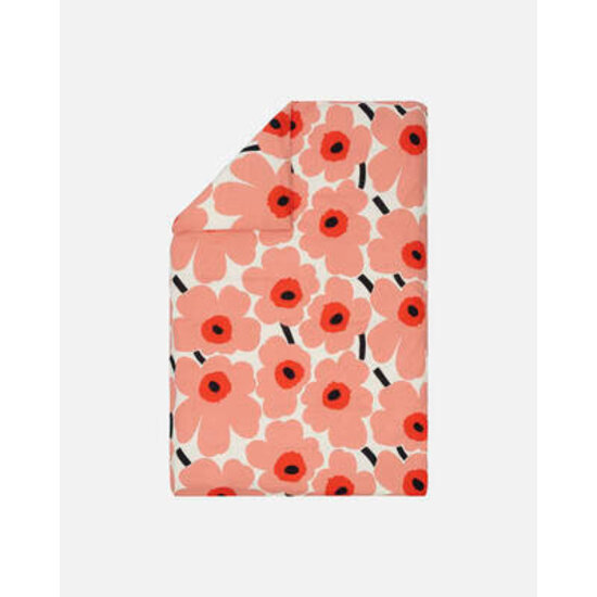 Marimekko marimekko unikko duvet cover 150x210 cm. cotton and linen blend