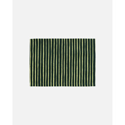 marimekko piccolo fabric placemat green stripes