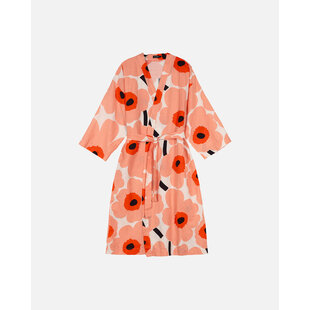 Marimekko Unikko Bathrobe pink/roze S/M