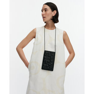 Marimekko Phone Pocket Unikko Shoulder bag black/zwart
