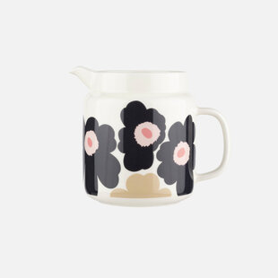 Marimekko Oiva / Unikko Pitcher gray/grijs