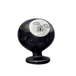 iittala birds by toikka night owl 120 x 130 mm dark grey