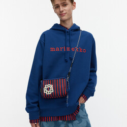 Marimekko Iloisa Piccolo Kioski shoulder bag blue-red