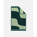 Marimekko marimekko taifuuni guest towel green 30x50 cm