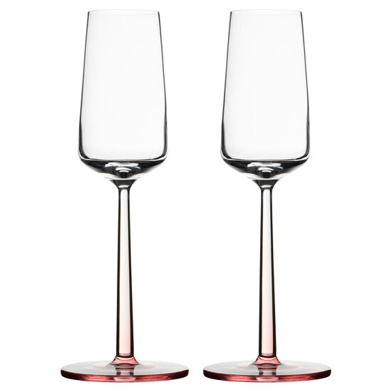 Iittala iittala essence champagne glass rose 21cl 2pc