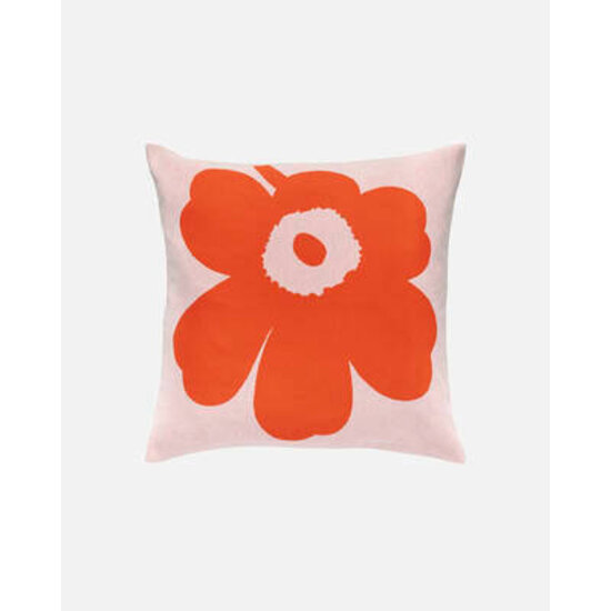 Marimekko marimekko unikko cushion cover 50x50 orange-pink