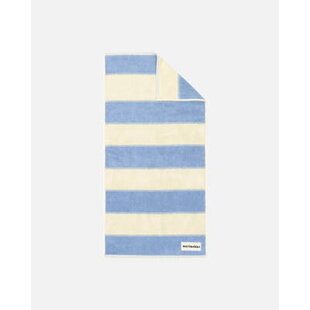 marimekko galleria hand towel 50 x100 cm light blue- white stripes