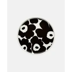marimekko oiva plate unikko 20 cm black