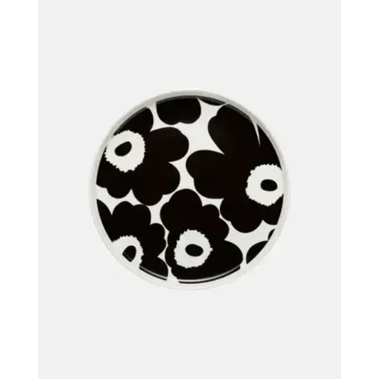 Marimekko marimekko oiva plate  20 cm unikko black