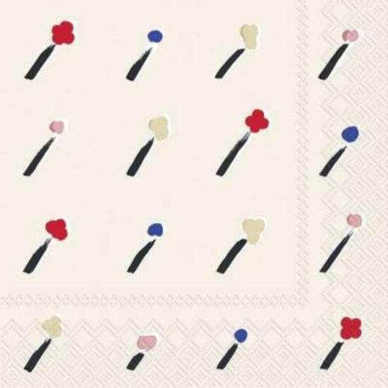 Marimekko marimekko IKLO CREAM servetten