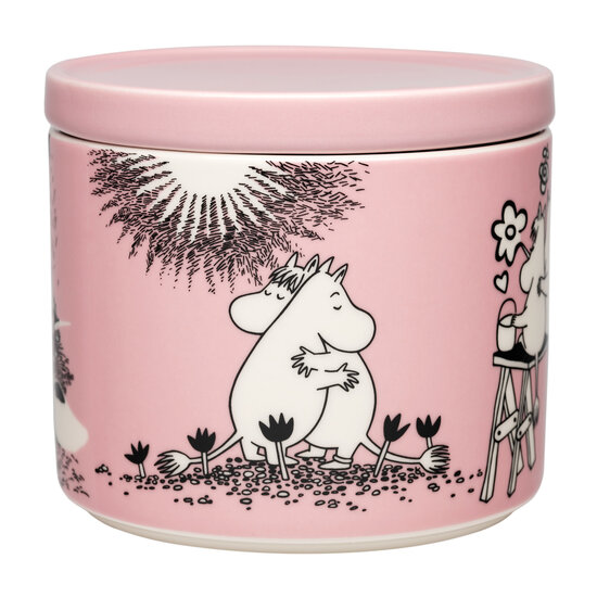 Arabia arabia moomin cookie jar  love 30 0.7L