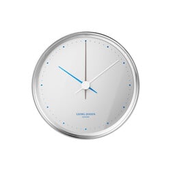georg jensen henning koppel wall clock 10 cm polished stainless steel