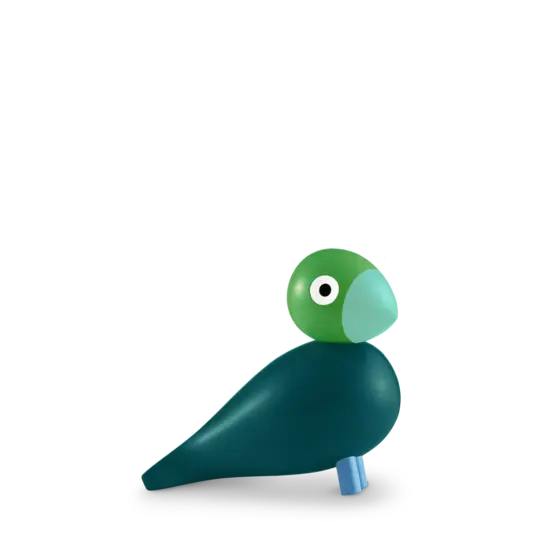 Kay Bojesen kay bojesen year bird birk dark green 12,5 cm