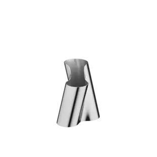 georg jensen lituus vase stainless steel mirror small