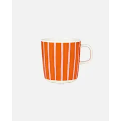 marimekko oiva piccolo mug 4dl orange pink