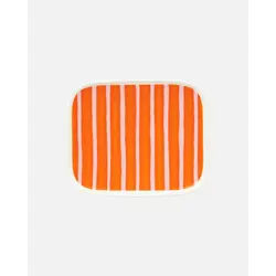 marimekko oiva piccolo plate 15x12 cm orange pink