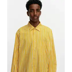 marimekko jokapoika 2026 cotton shirt orange size M