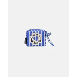 marimekko niekka piccolo pouch blue 9x10x4 cm