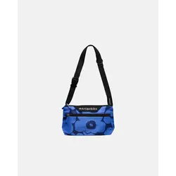 marimekko neat crossbody unikko S shoulder bag blue 17x32x7 cm