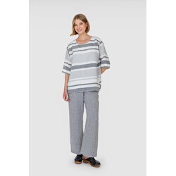 ritva falla tori trousers linen grey mt. M