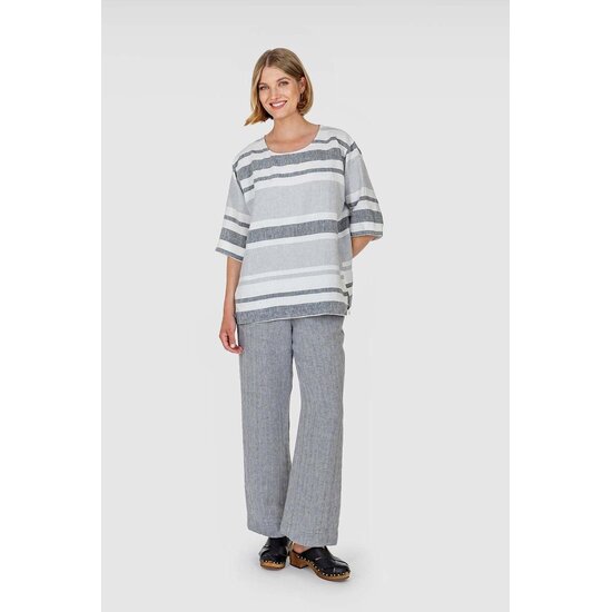Falla ritva falla tori trousers linen grey mt L