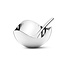 Georg Jensen georg jensen bloom salt cellar & spoon stainless steel mirror